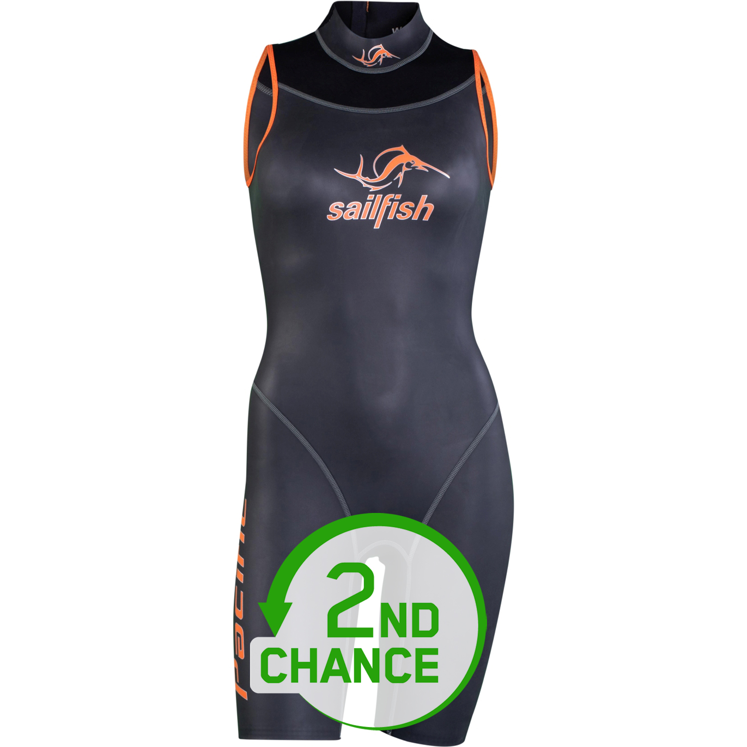 Picture of sailfish Womens Pacific 2 Wetsuit - black/anthra - 2nd Choice