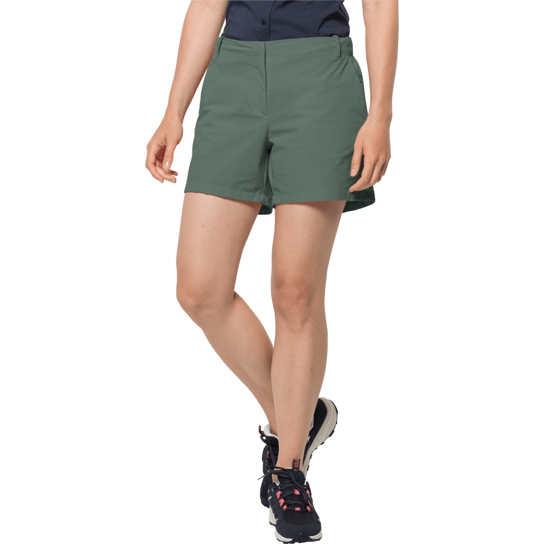 Picture of Jack Wolfskin Pack &amp; Go Shorts Women - hedge green