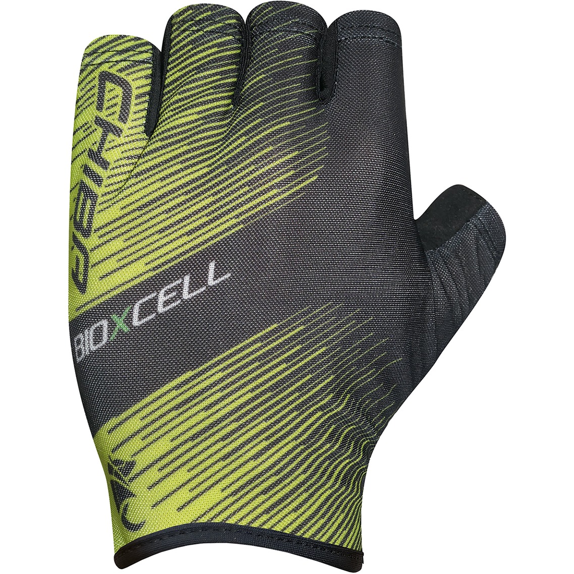 Picture of Chiba BioXCell Tan Through Bike Gloves - neon yellow/black