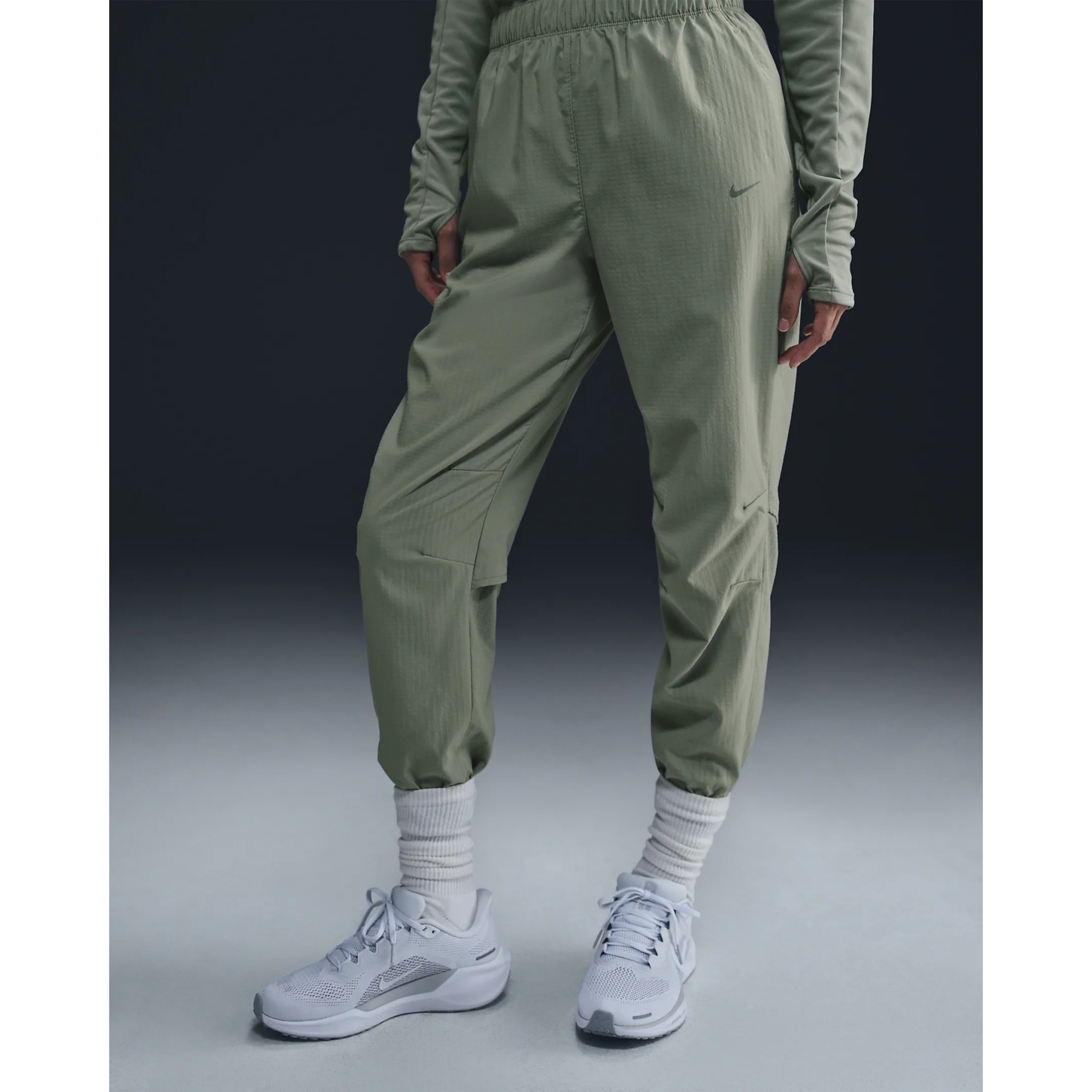 Nike Dri FIT Fast Warm up Running Pants 7 8 Women jade horizon reflective silver FB7730 370