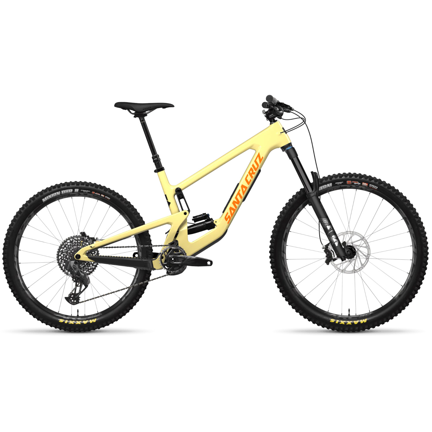 Produktbild von Santa Cruz NOMAD 6 C - GX1 AXS COIL - Carbon Mountainbike - 2024 - gloss marigold yellow