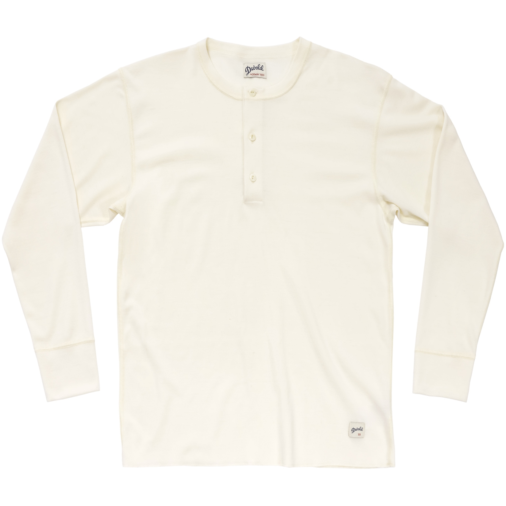 Devold Archive Henley Longsleeve Shirt Unisex - 001A White | BIKE24