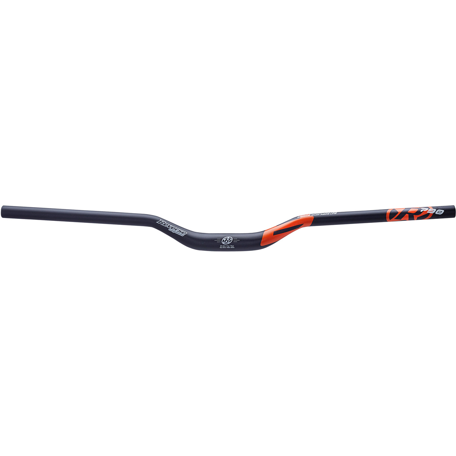 Picture of Reverse Components Base 35 MTB Handlebar - 790mm  | 35mm Rise - black/red