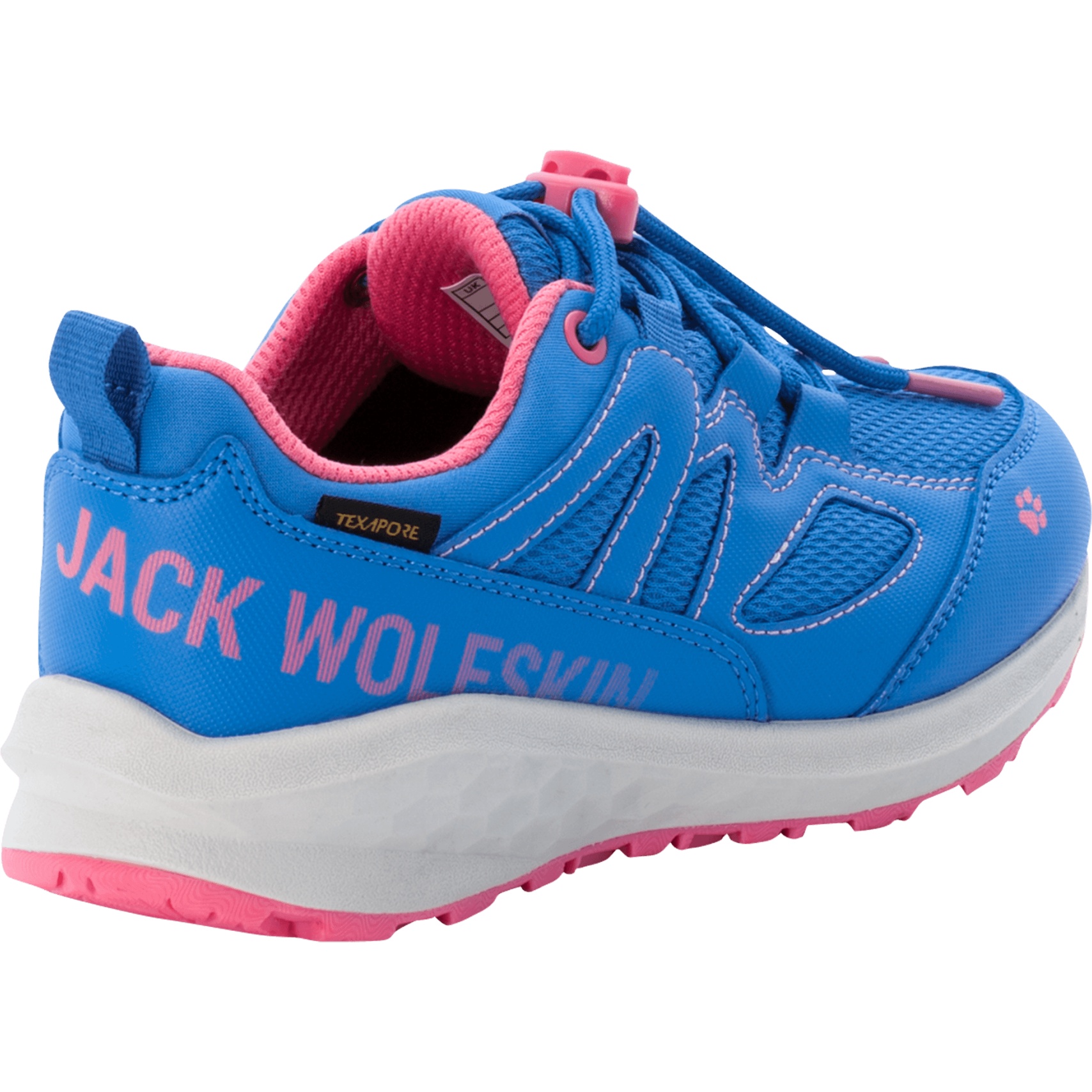 Jack Wolfskin Unleash 4 Speed Texapore Hiking Shoes Kids blue coral