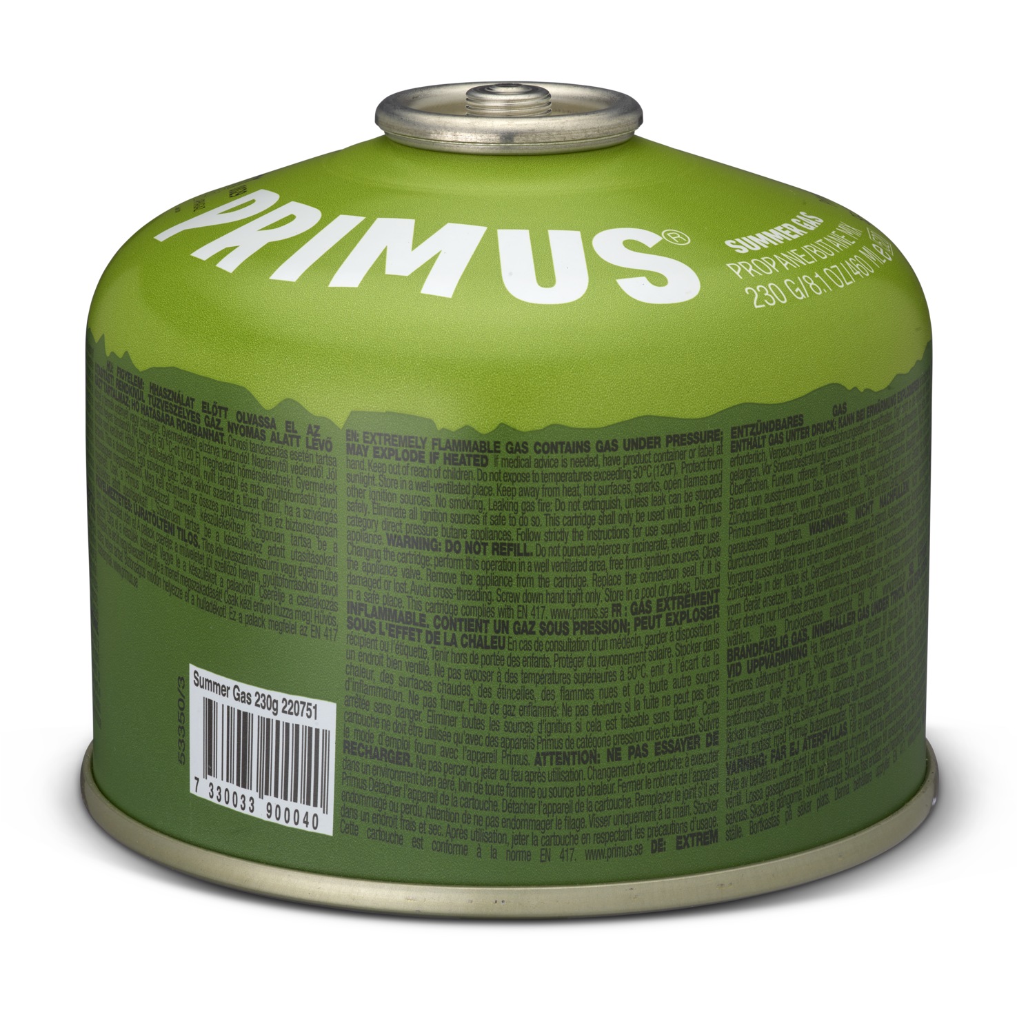 Produktbild von Primus Summer - Gaskartusche - 230g
