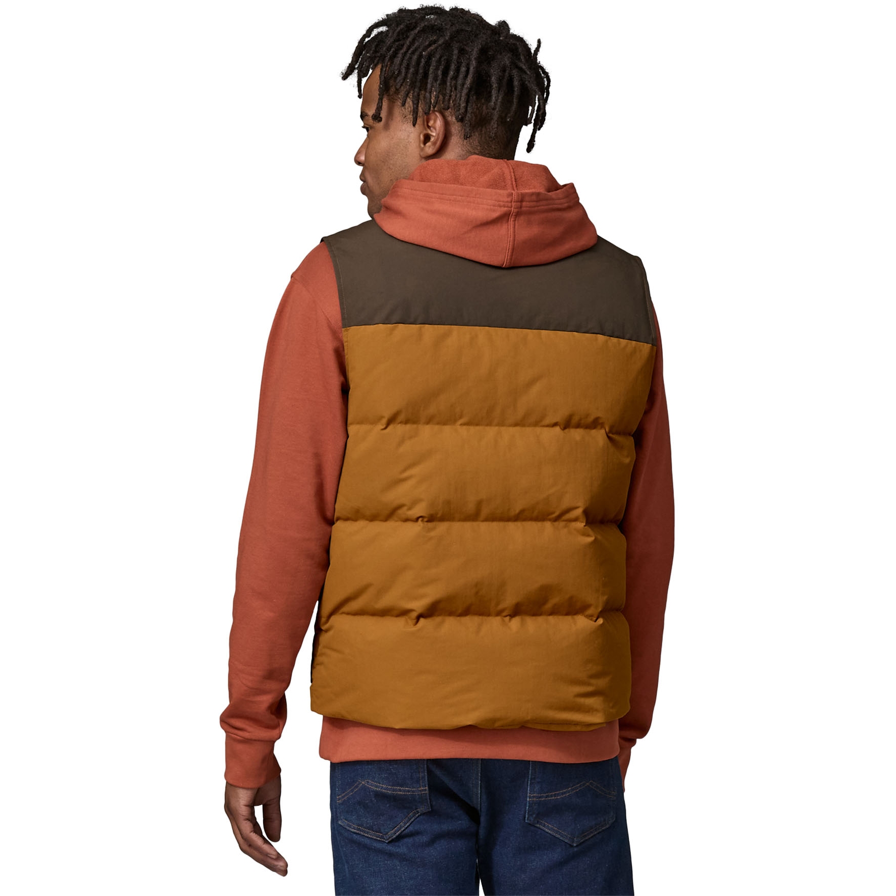 Patagonia orange vest deals