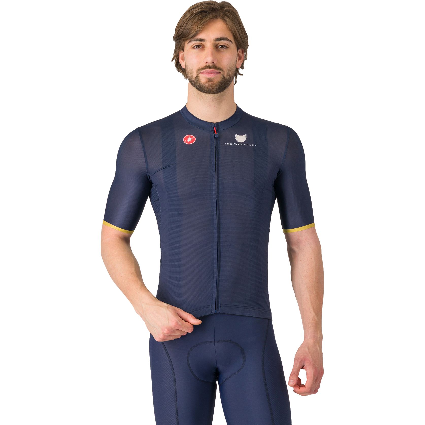 Bild von Castelli Wolfpack Classic Kurzarmtrikot Herren - belgian blue/gold 424