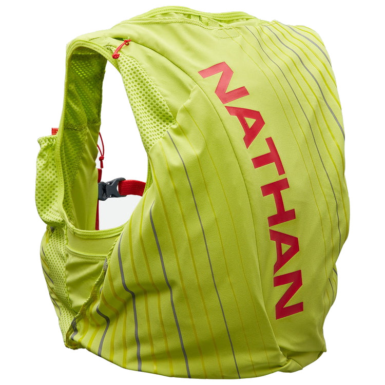 Picture of Nathan Sports Pinnacle Series Vapor 12L Hydration Race Vest Woman - Finish Lime/Hibiscus