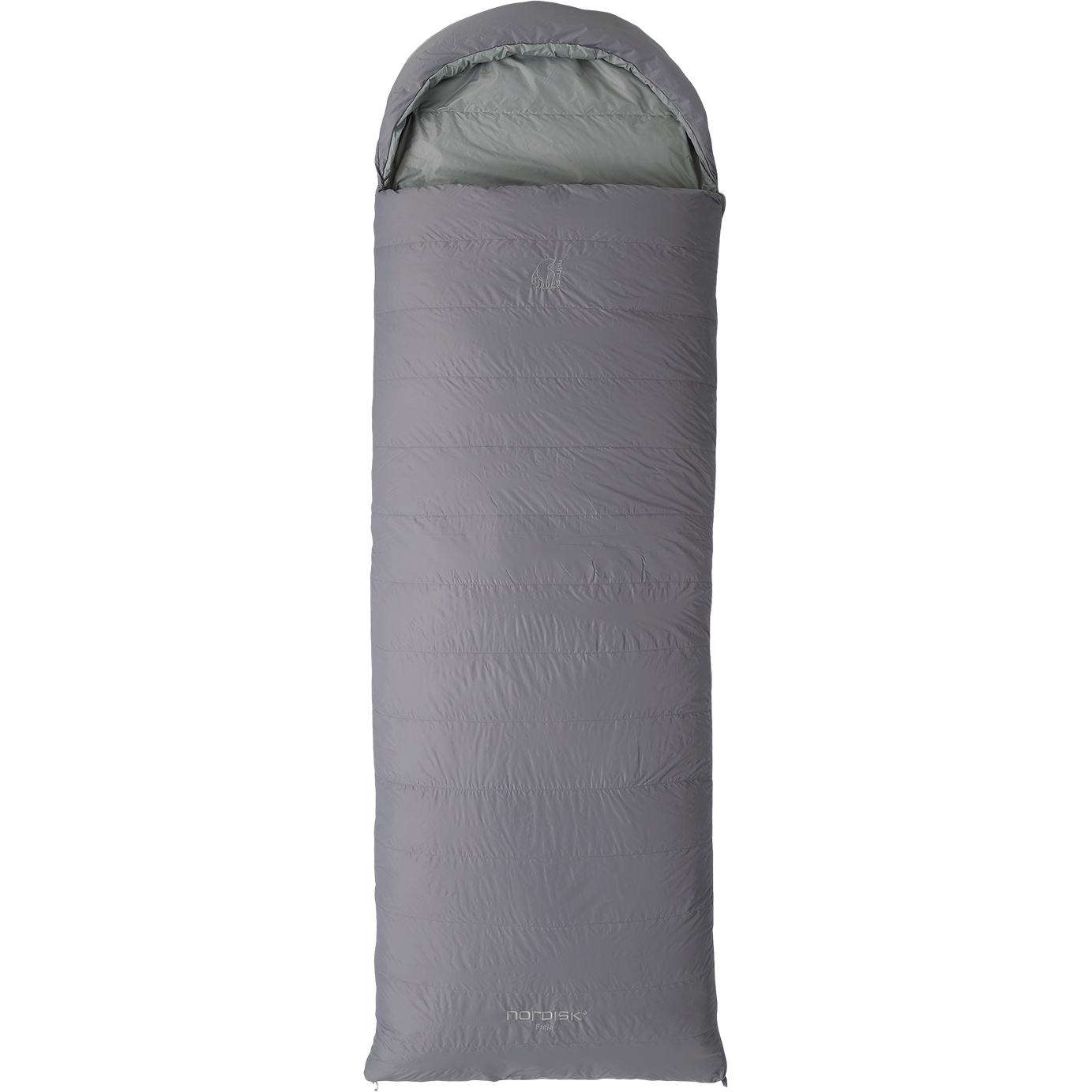 Picture of Nordisk Freja + 0° Blanket Sleeping Bag - Size M | Silver Filigree Grey