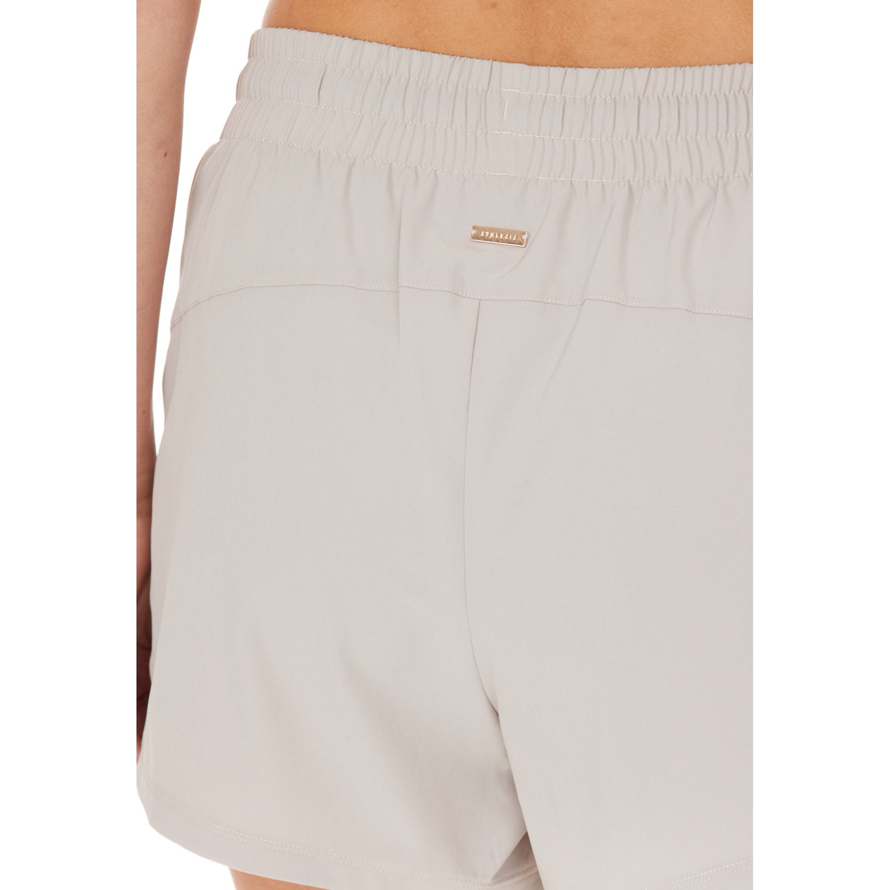 Women's Beige Athletic Shorts