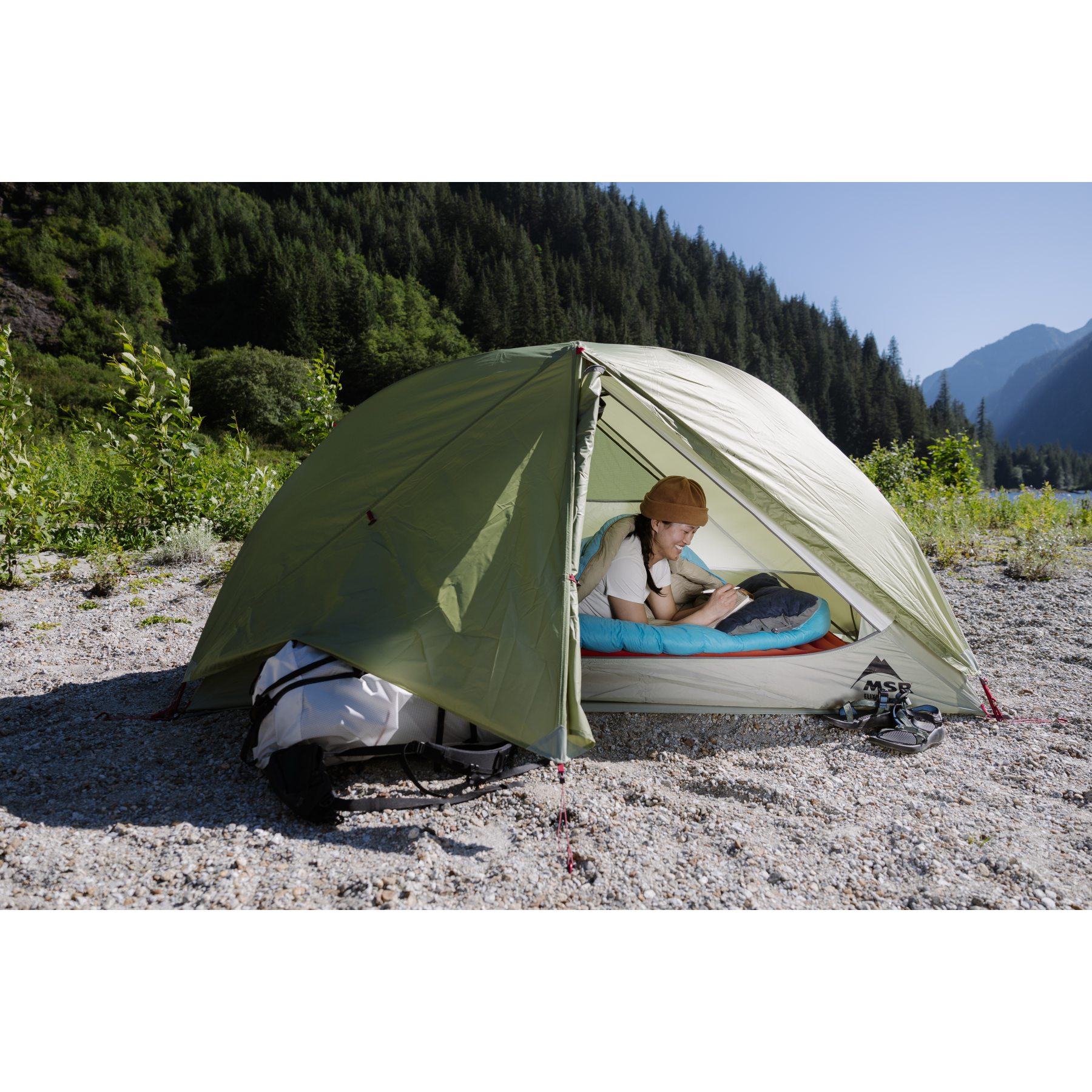 MSR ELIXIR 1 テント MSR Elixir 1 tent - Green | BIKE24