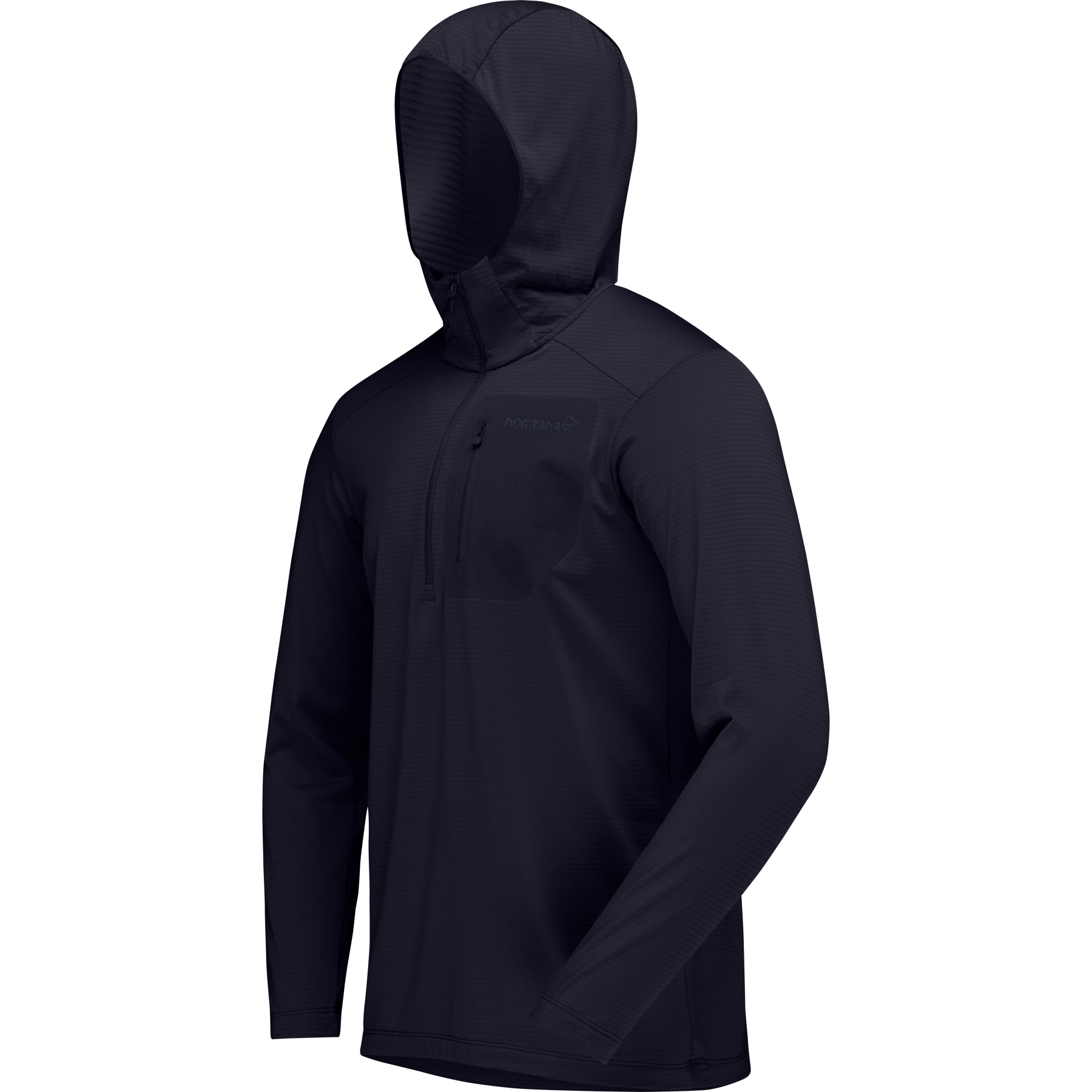 Norrona falketind warm1 Hood Pullover Men - Caviar Black | BIKE24