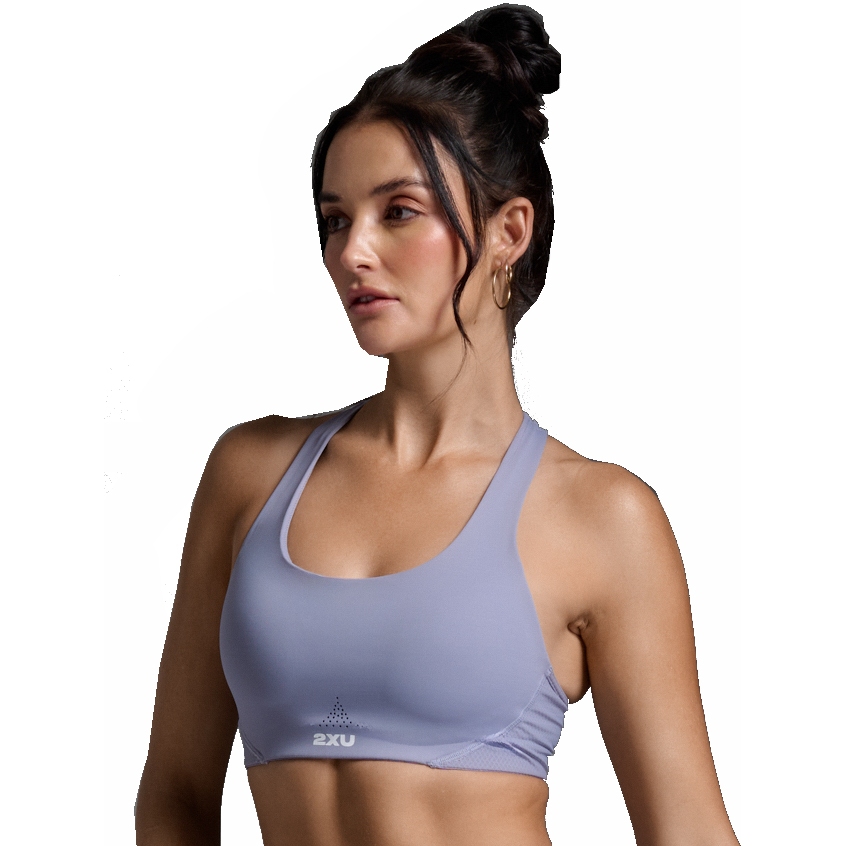 Image de 2XU Aero Mesh Medium Impact Bra Women - digital lilac/white reflective