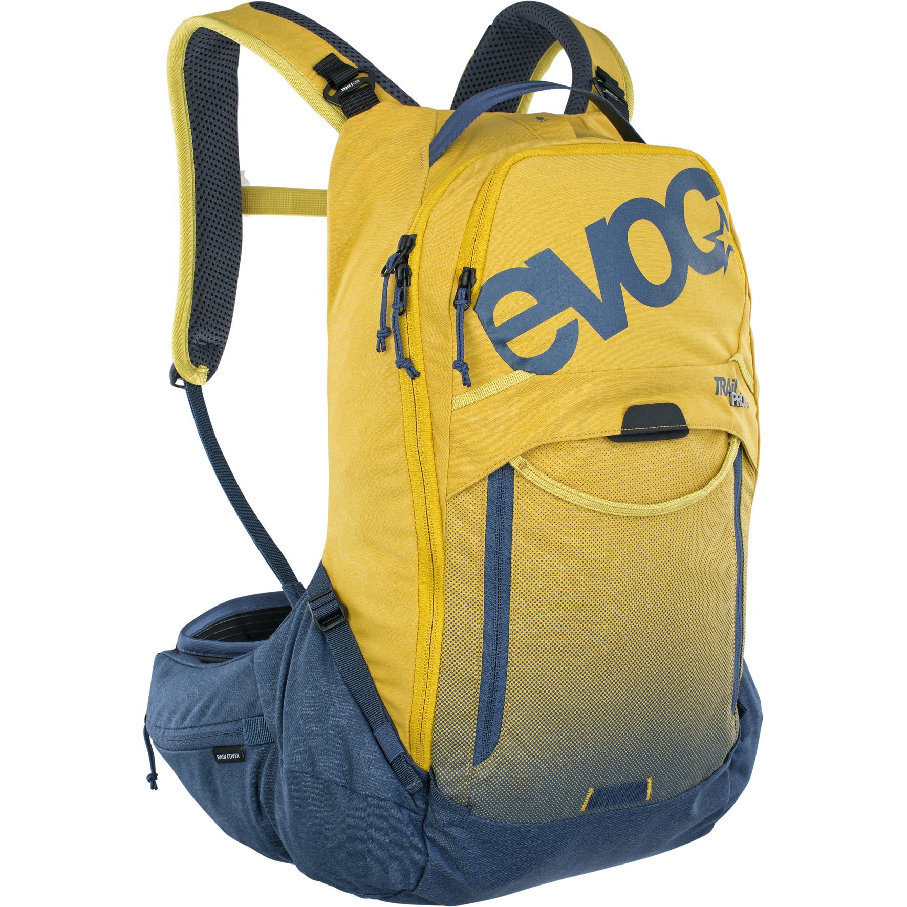 Picture of EVOC Trail Pro 26L Protector Backpack - Curry/Denim