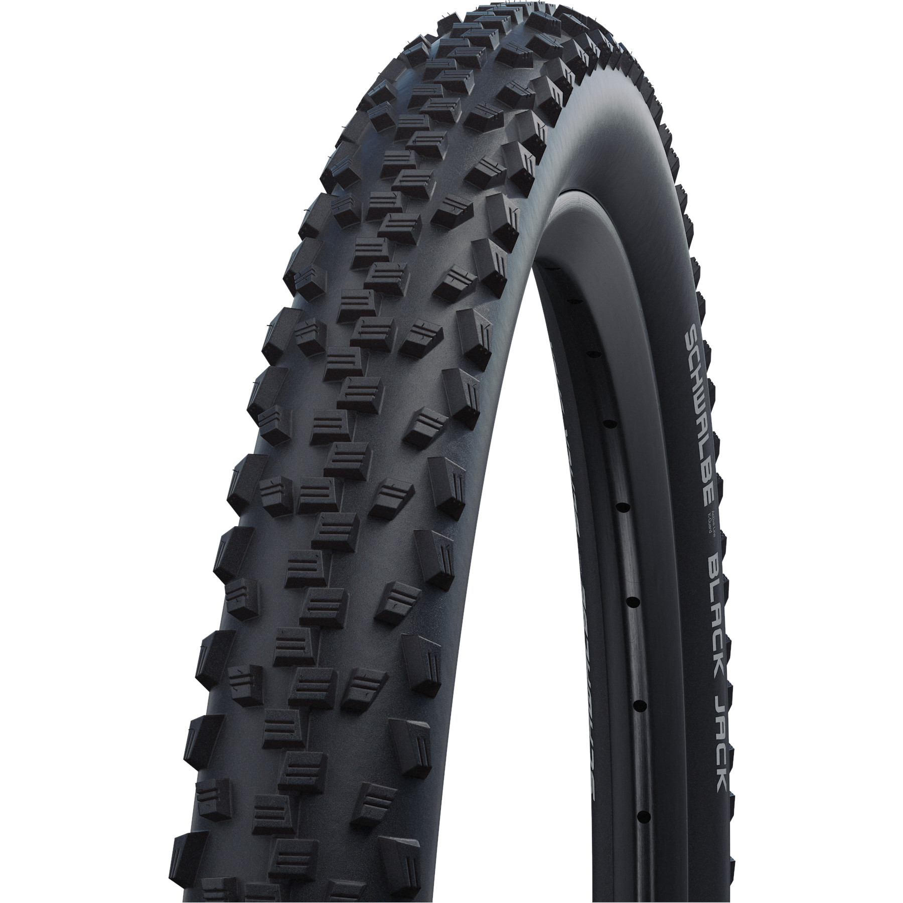 Picture of Schwalbe Black Jack Wire Bead Tire - Active | Black &#039;n&#039; Roll / SBC | K-Guard - 12/16/18/20&quot; | Black