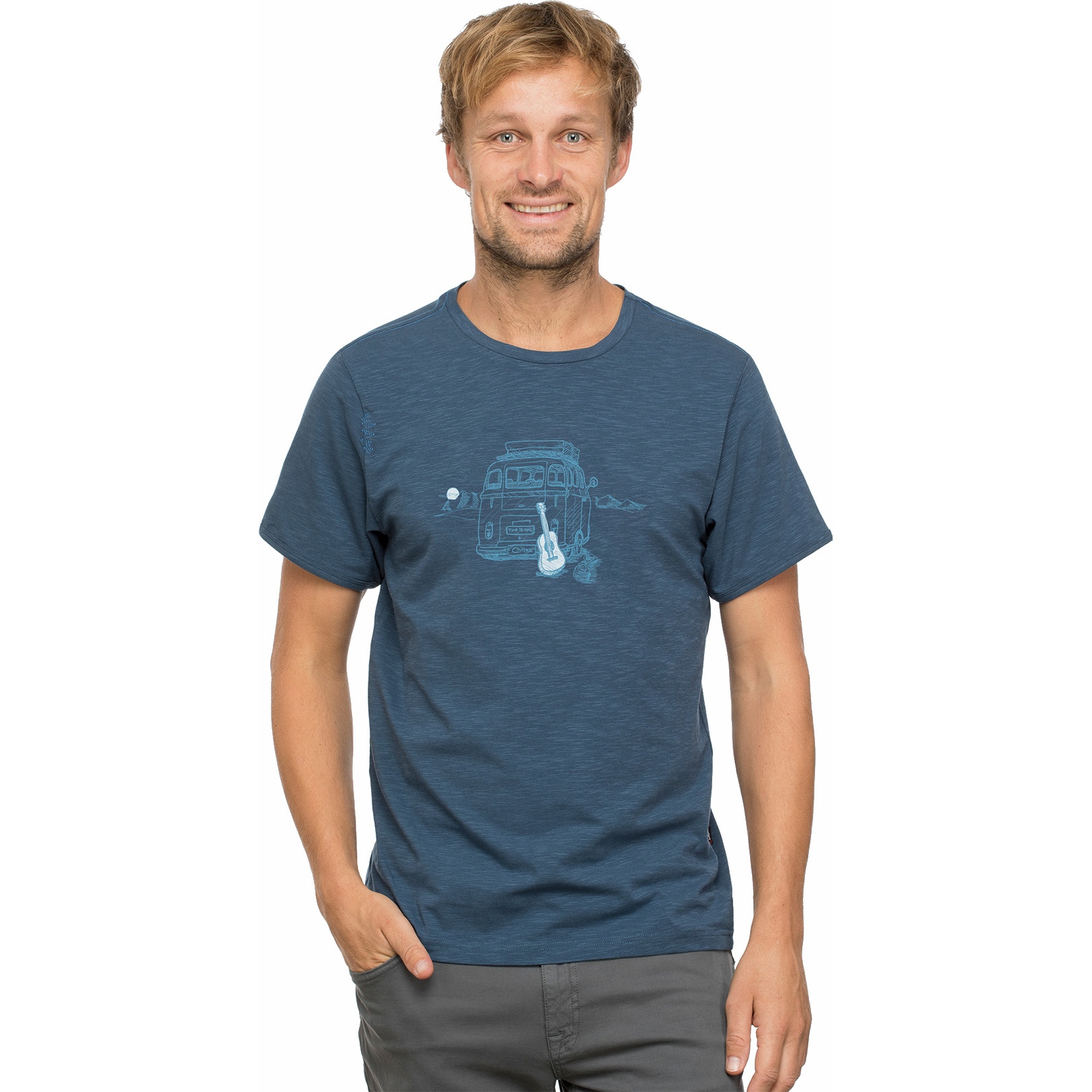 Photo produit de Chillaz T-Shirt Homme - Out In Nature - dark blue