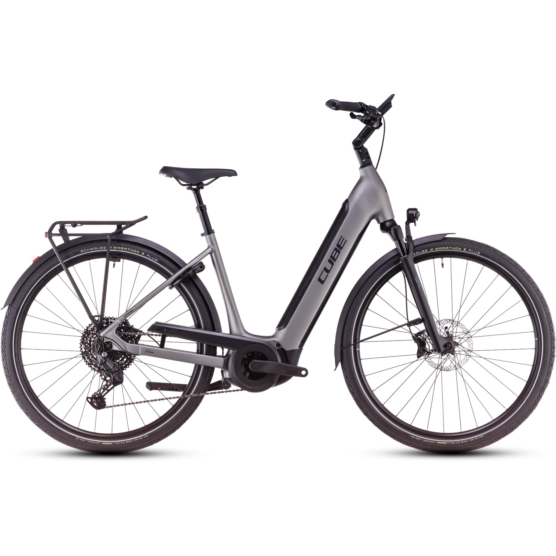 Picture of CUBE SUPREME HYBRID SLX 625 - Easy Entry Electric Bike - 2025 - grey / lunar