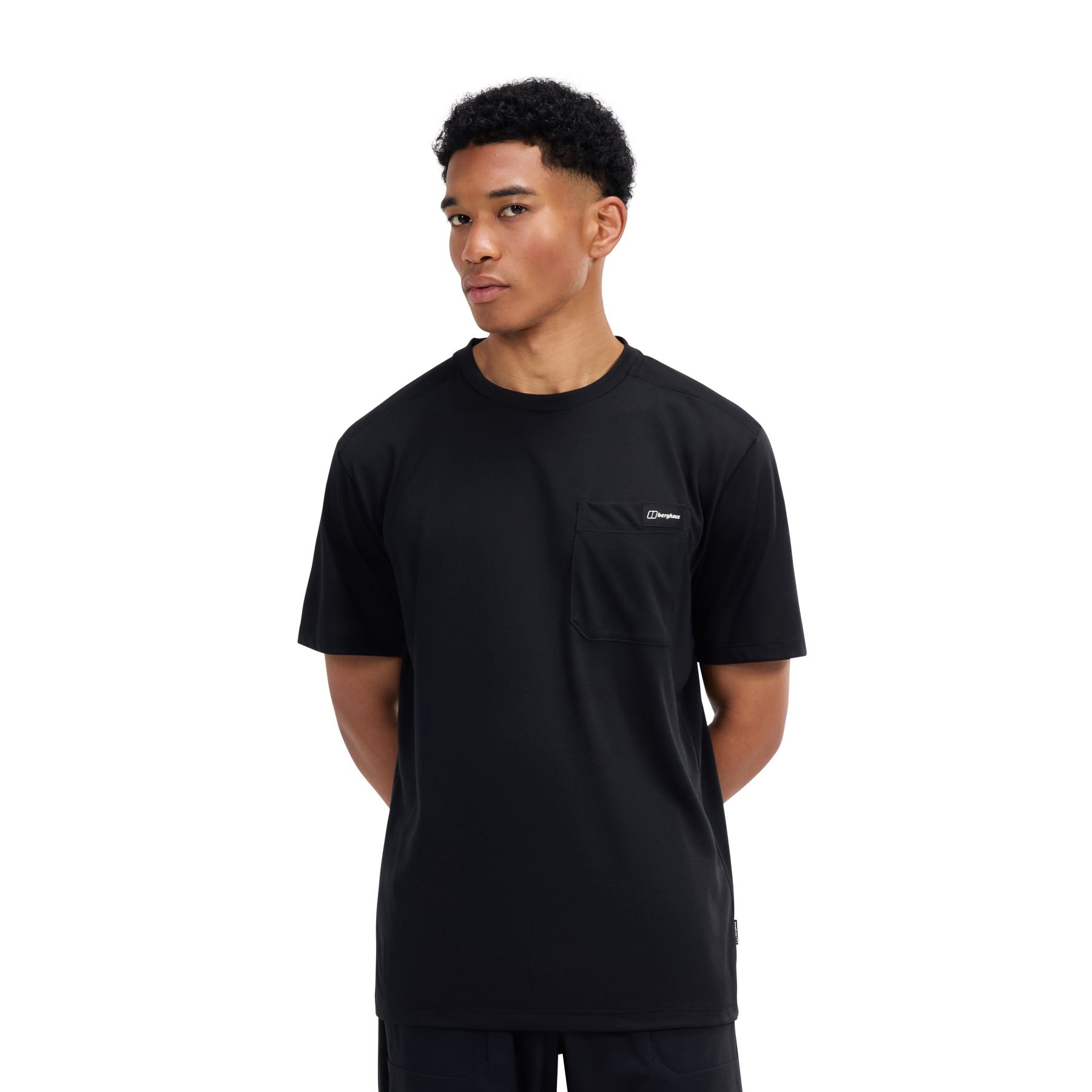 Produktbild von Berghaus Relaxed Tech T-Shirt Herren - Schwarz/Schwarz