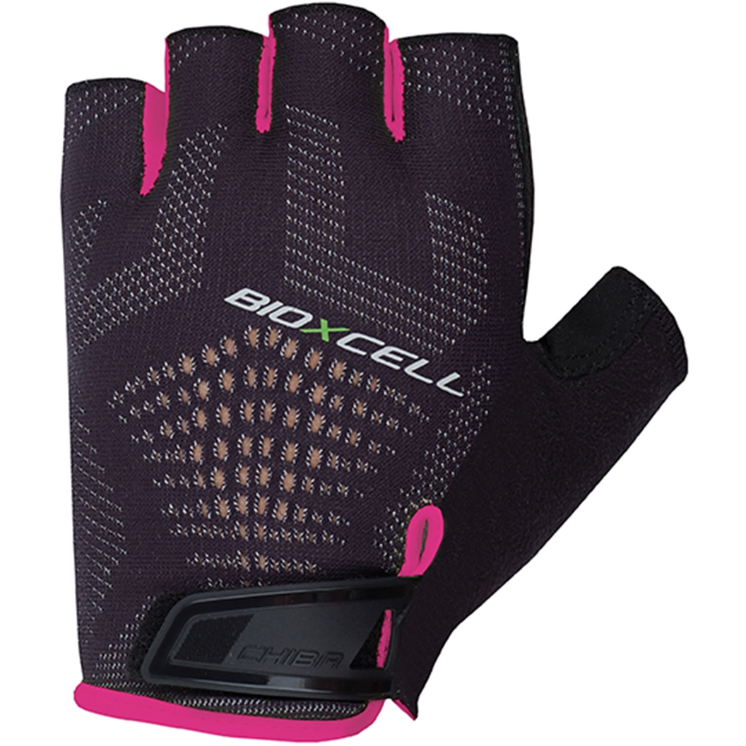 Produktbild von Chiba BioXCell Super Fly Kurzfinger-Handschuhe - schwarz/pink