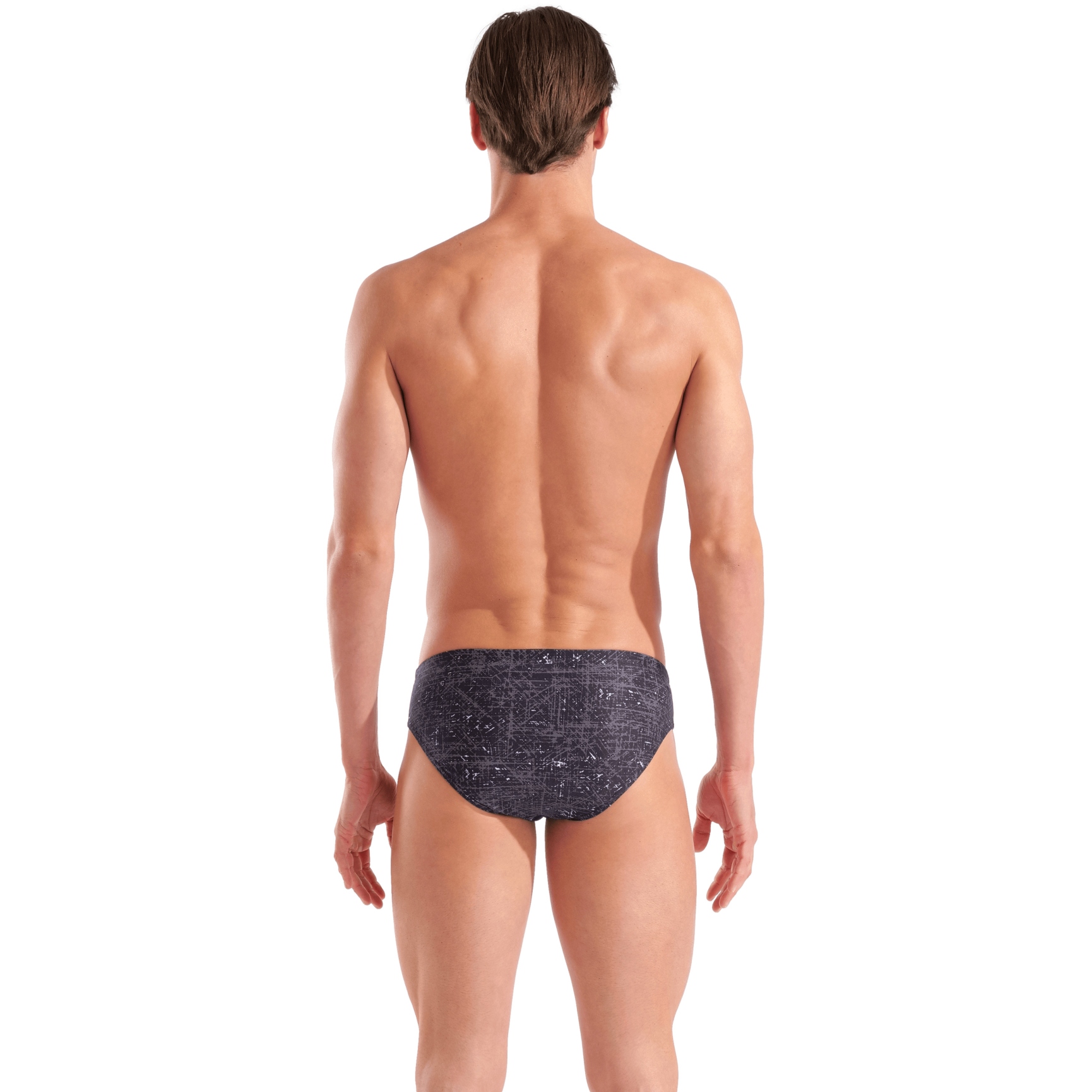 ARENA Herren Badehose Slip – Chlorbeständig, Mit UV-Schutz, Aus Recyceltem Material