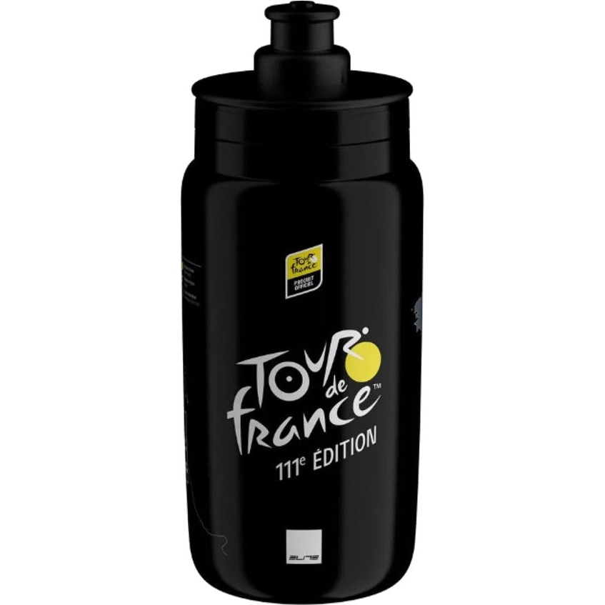 Produktbild von Elite Fly Trinkflasche - Tour de France™ 2024 Collection - 550ml - Black Map