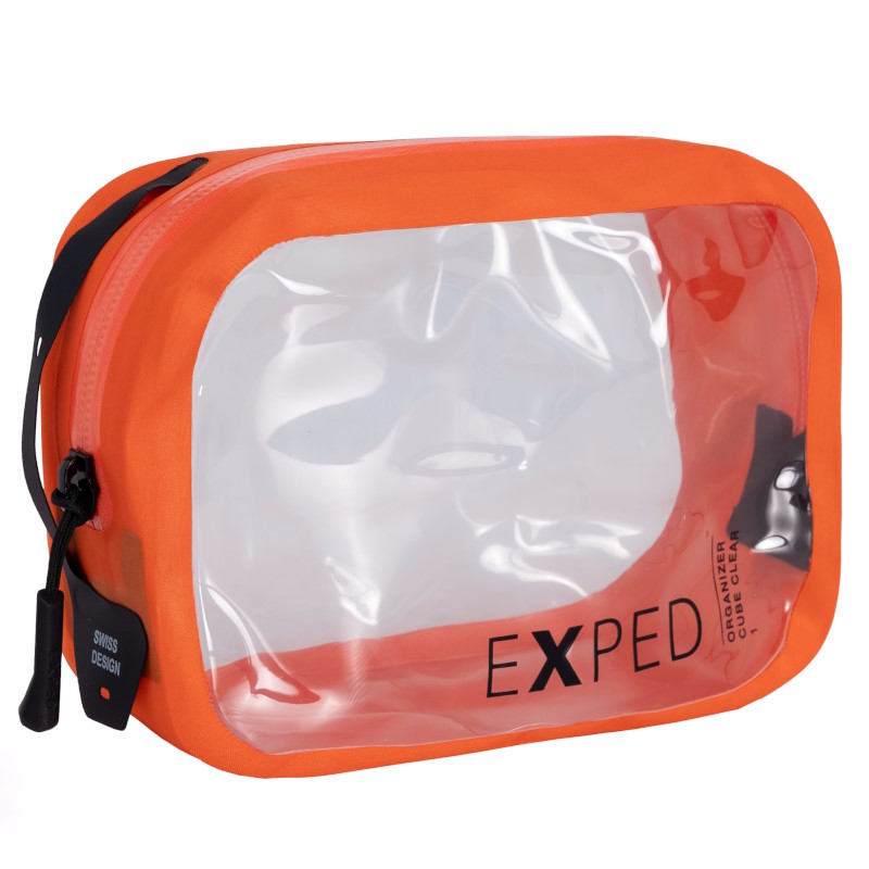 Produktbild von Exped Organizer Cube Clear Packtasche - 1 L - flame