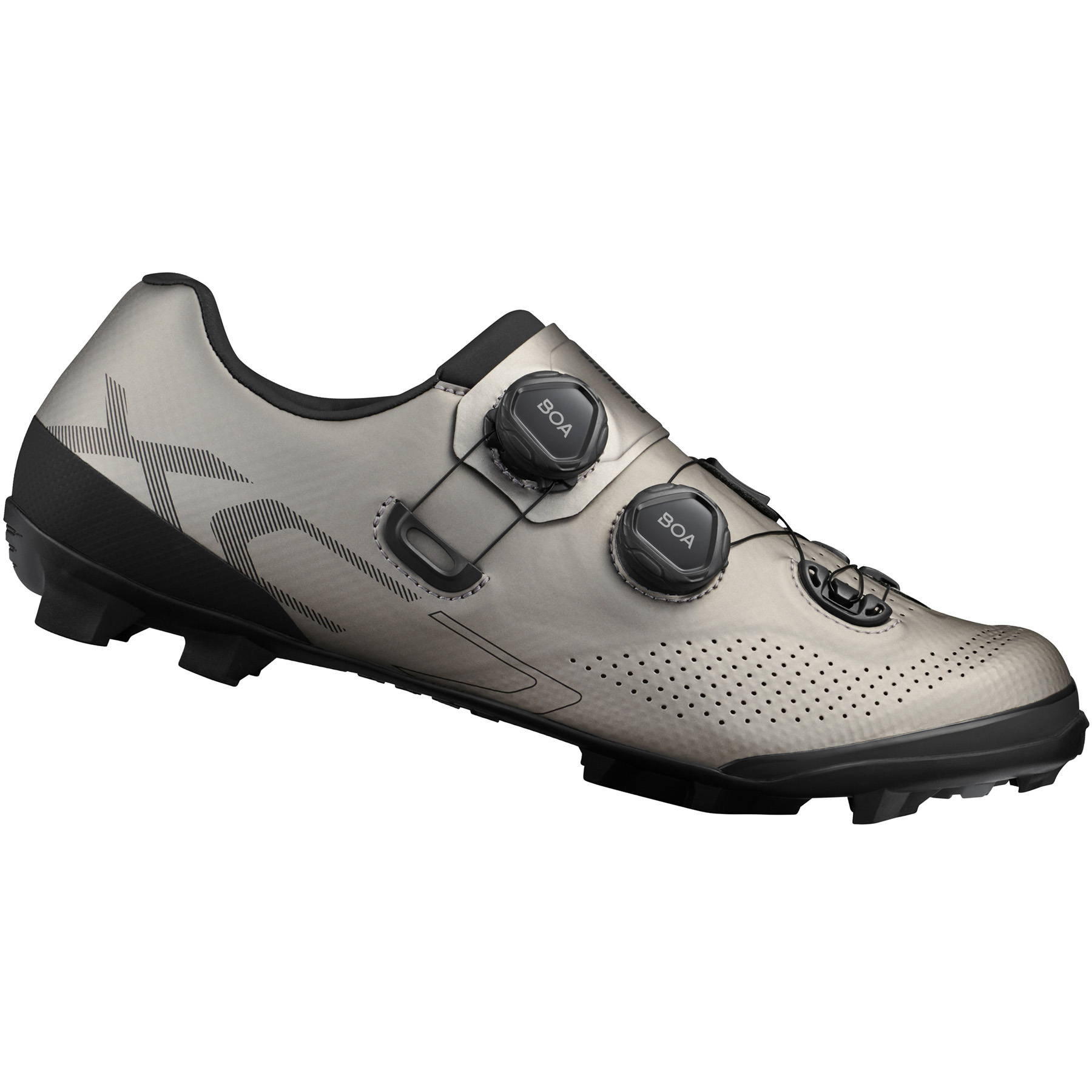 Мужские велосипедные ботинки Shimano SH-XC702 - серебристый