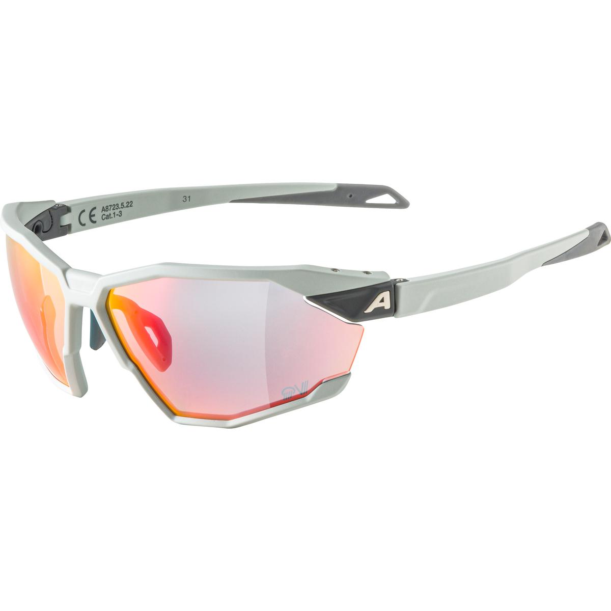 Picture of Alpina Twist Six QV Glasses - smoke-grey matt / rainbow mirror