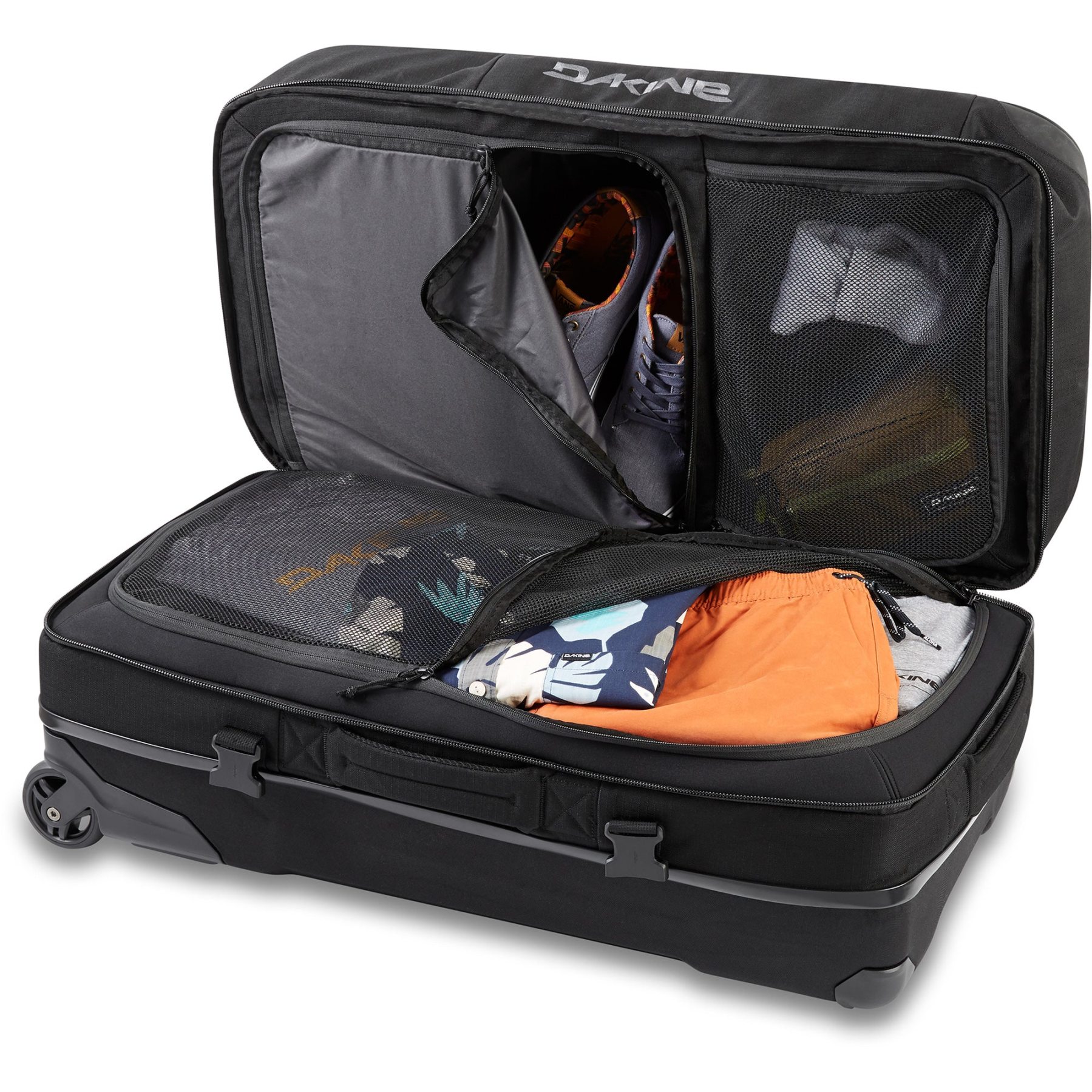 ダカイン　SPLIT ROLLER 85L BA237104 Dakine Split Roller 85L Bag - Black | BIKE24