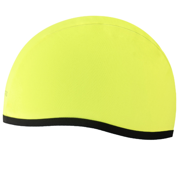 Produktbild von Shimano High-Visible Helm-Regenschutz - neon yellow