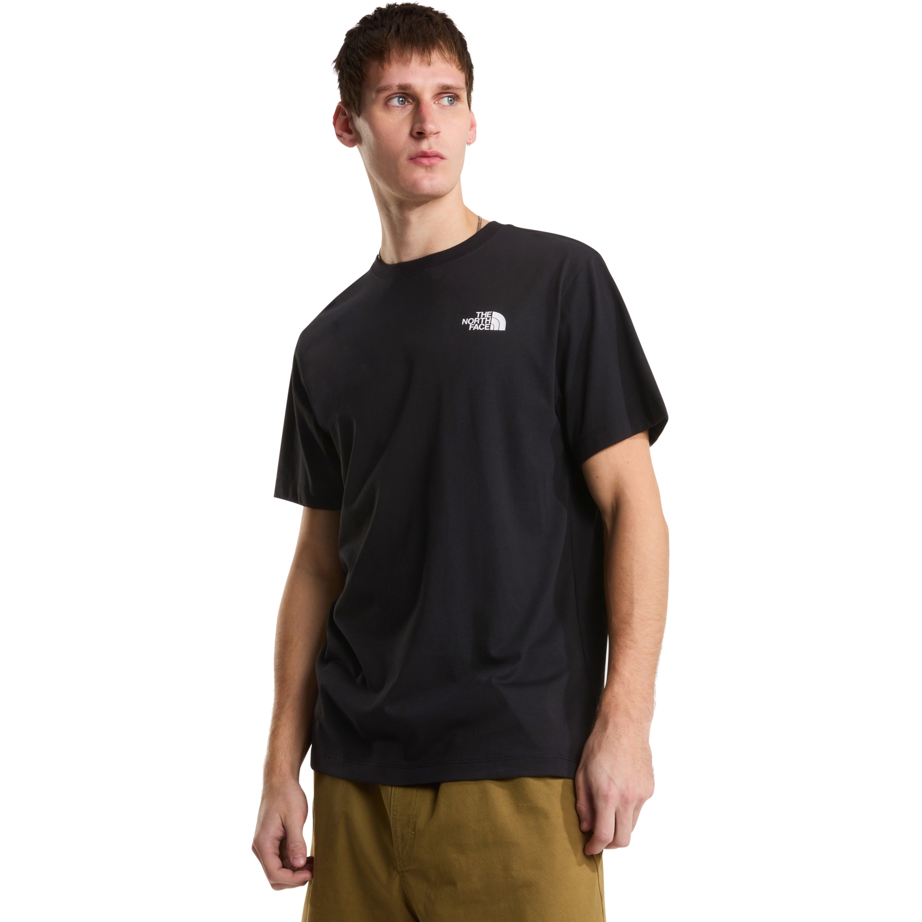 Мужская футболка с вертикальным рисунком The North Face Regular - TNF Black черный