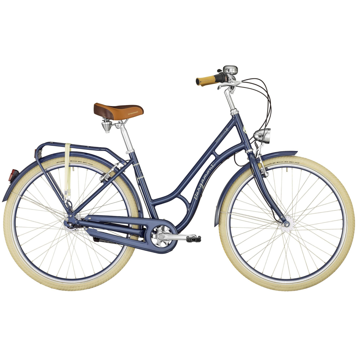 Picture of Bergamont SUMMERVILLE N7 FH - Women´s City Bike - 2023 - shiny oxford blue