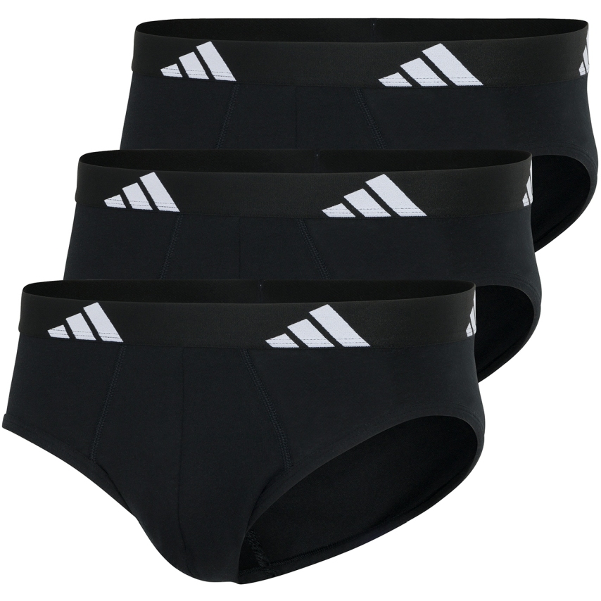 Produktbild von adidas Sports Underwear Active Flex Cotton Unterhose Herren - 3er Pack - 000 black - 2025