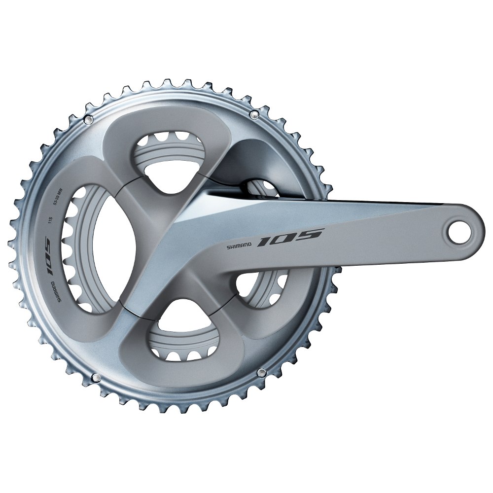 Picture of Shimano 105 FC-R7000 Crankset - 2x11-speed - silver