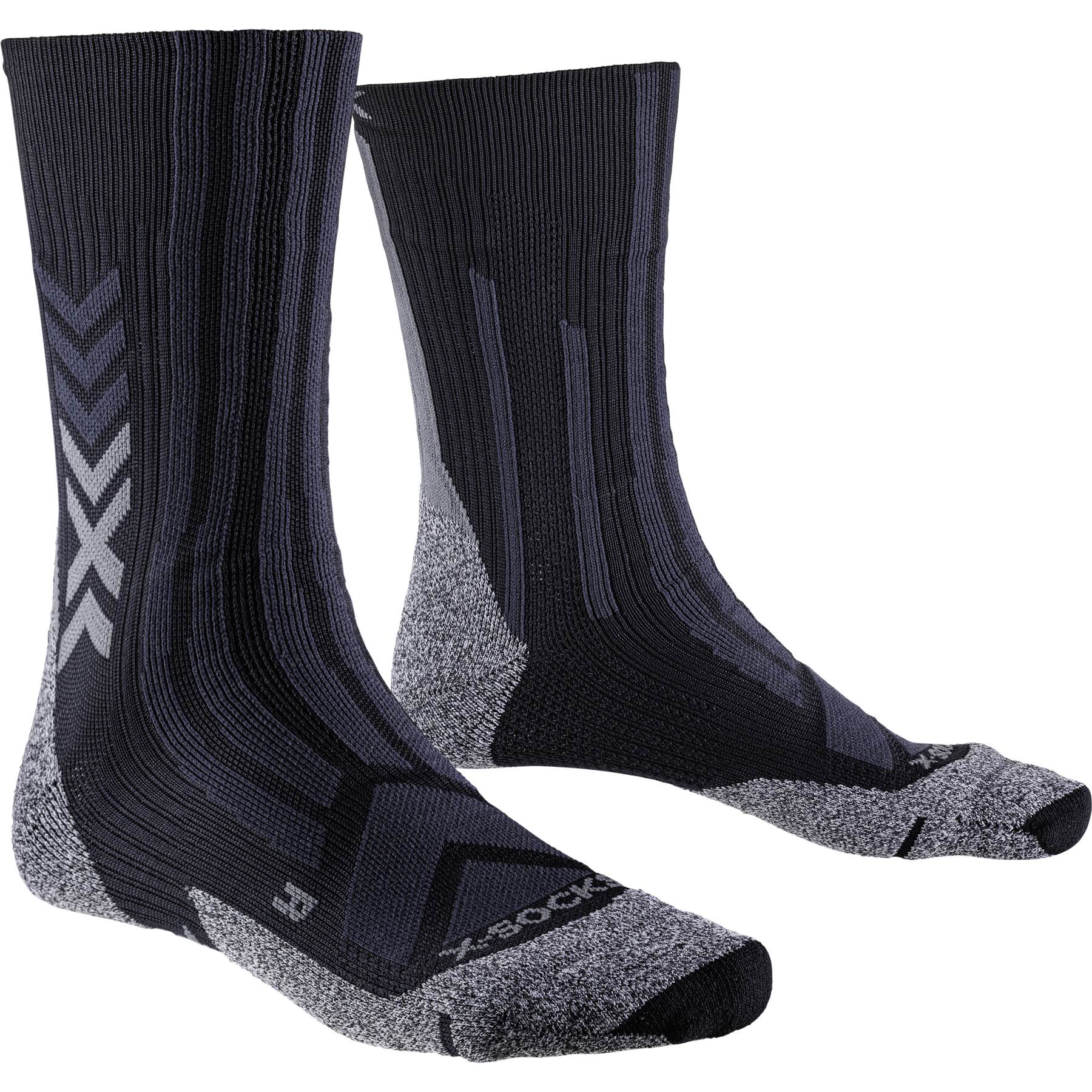 Produktbild von X-Socks Trekking Perform Dual Layer Crew Socken - black/charcoal