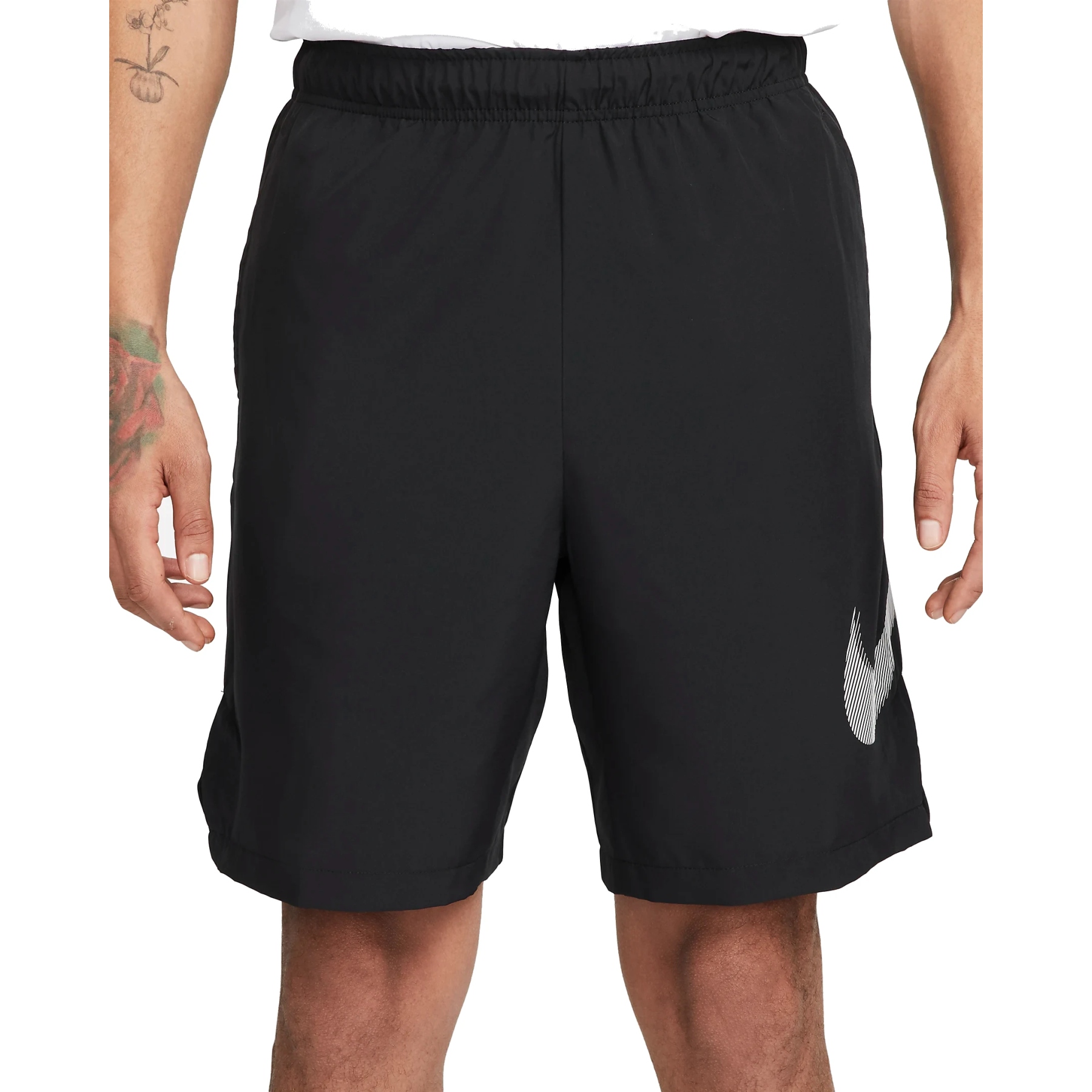 Immagine di Nike Pantaloncini Uomo - Dri-FIT Flex GFX Woven 9" - black/smoke grey/white DQ4799-010