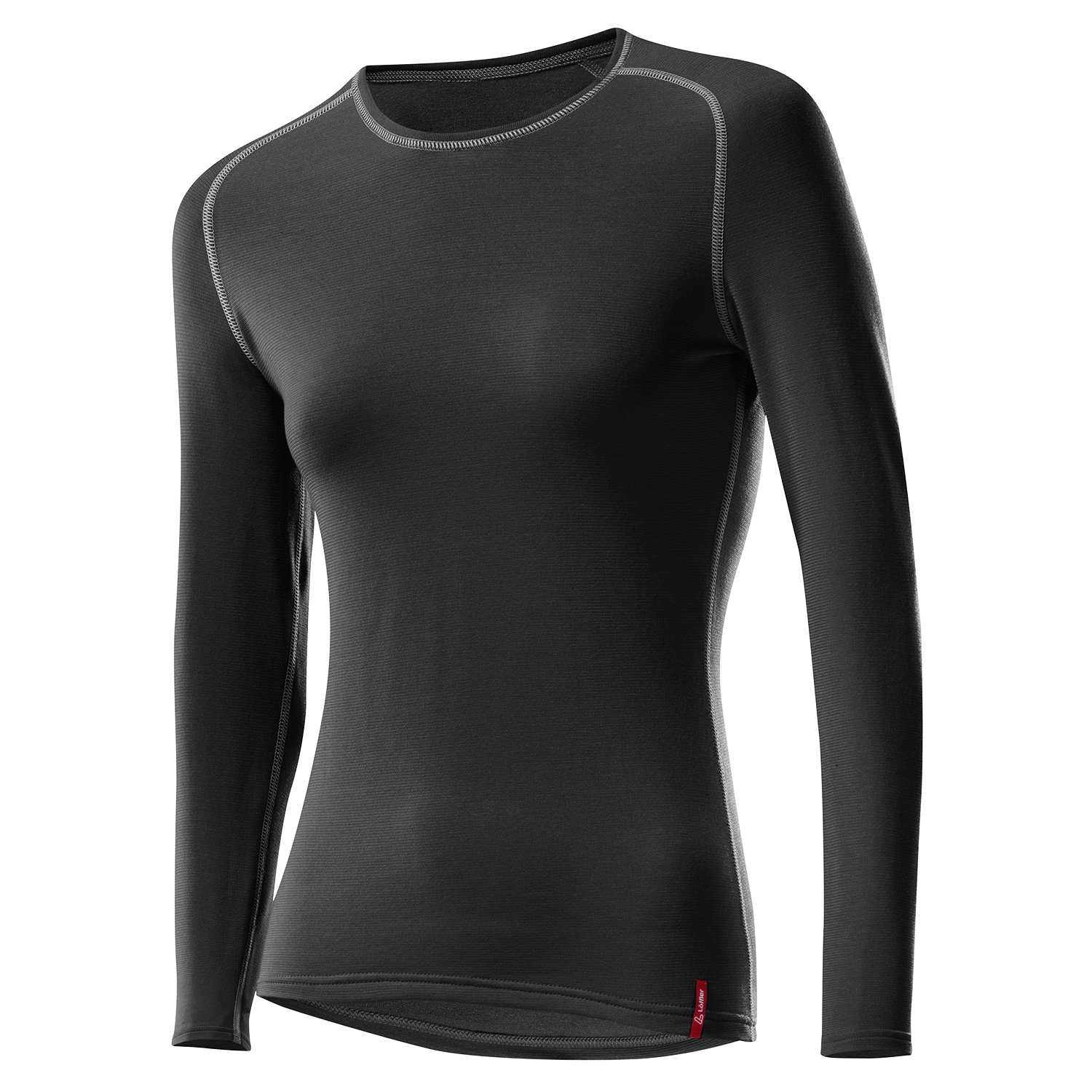 Image of Löffler Transtex Warm Women's Shirt Long Sleeve - black 990
