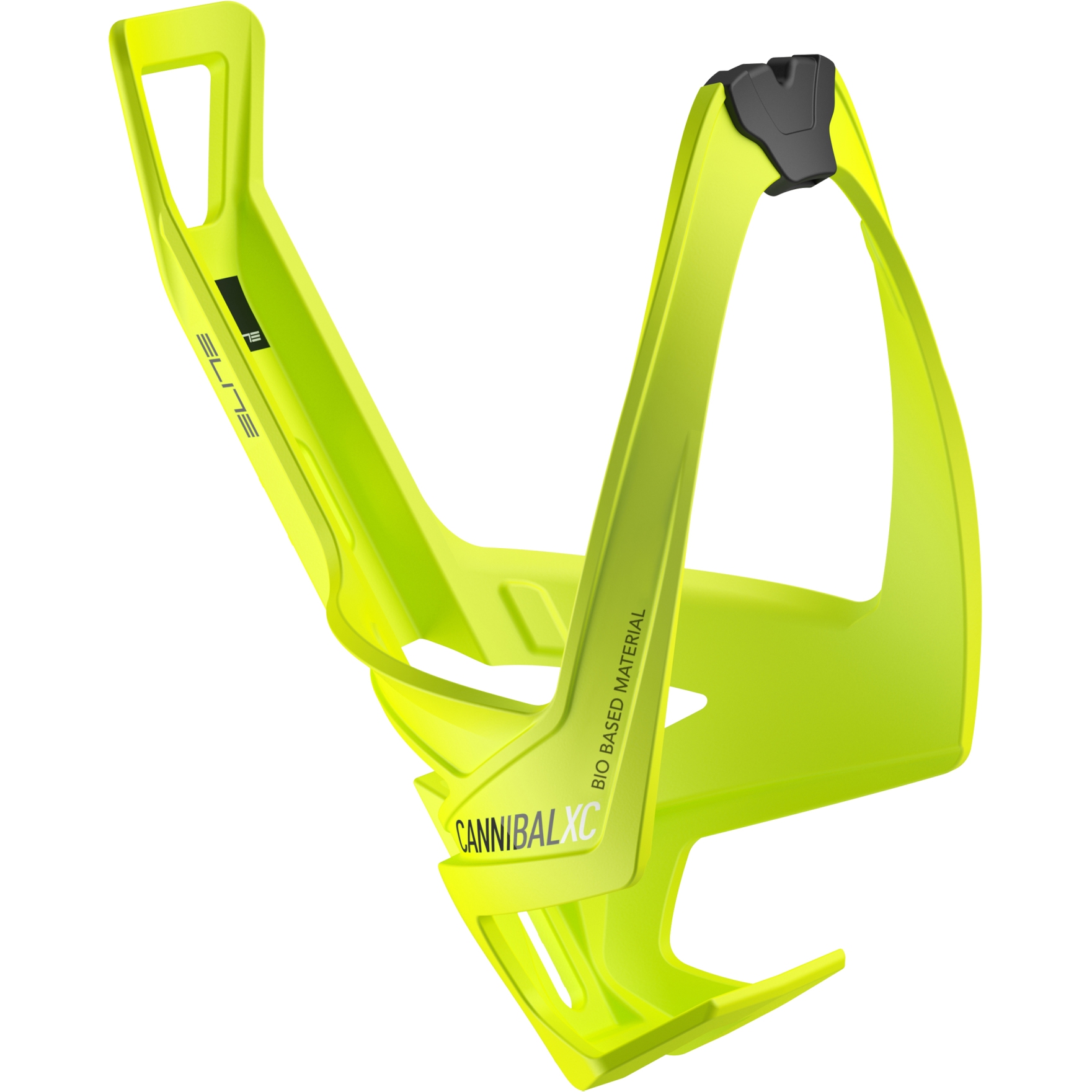 Produktbild von Elite Cannibal XC Bio Based Flaschenhalter - fluo yellow soft touch