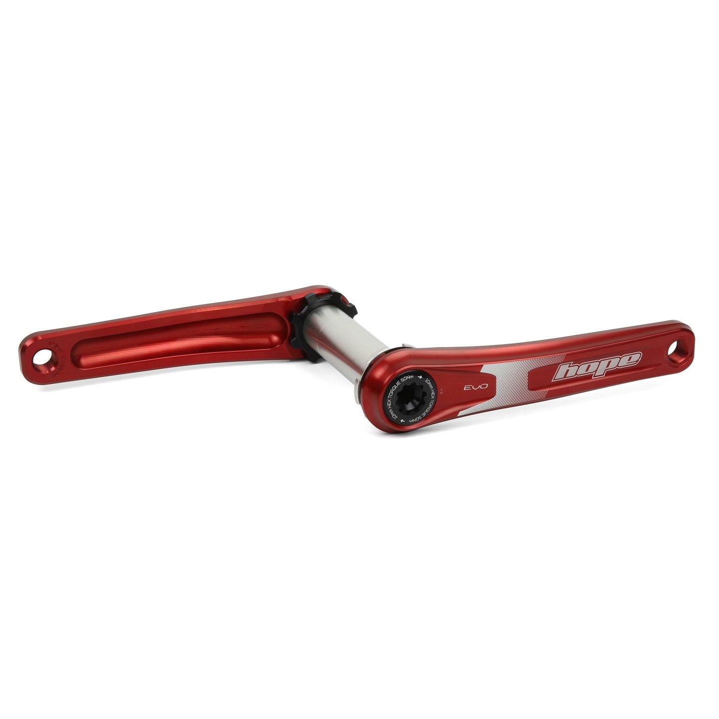 Productfoto van Hope EVO Crank without Spider - XC - 68/73mm - red