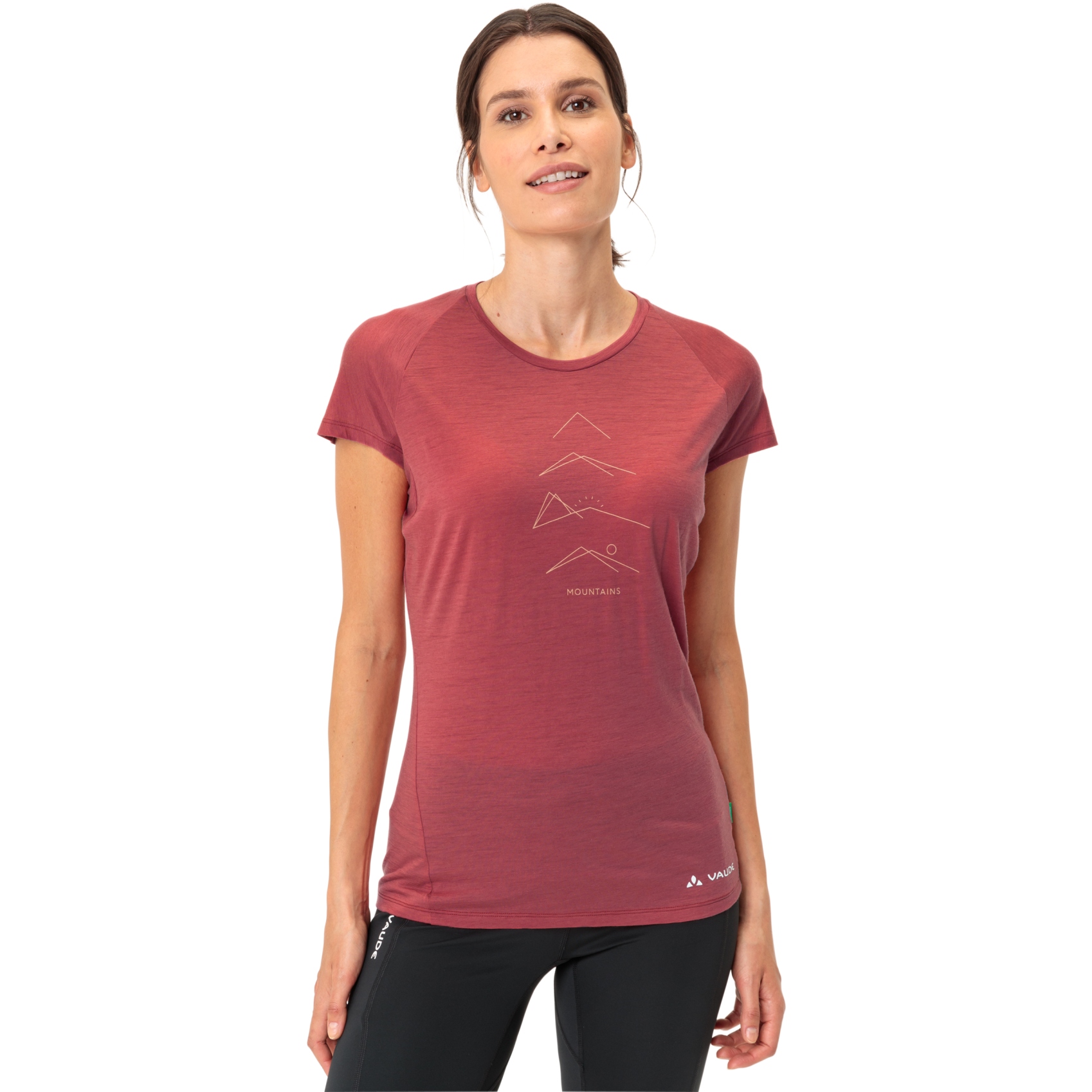 Bild von Vaude Tekoa Wool T-Shirt Damen - brick
