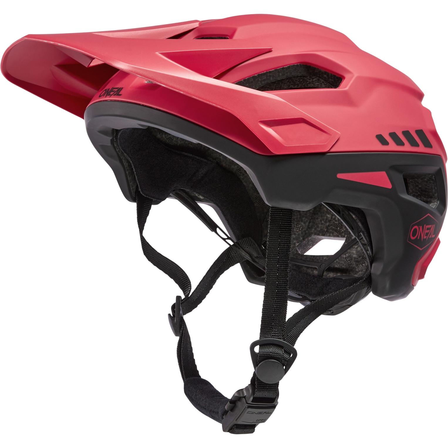 Casco Downhill Oneal Blade Polyacrylite Haze nero rosso