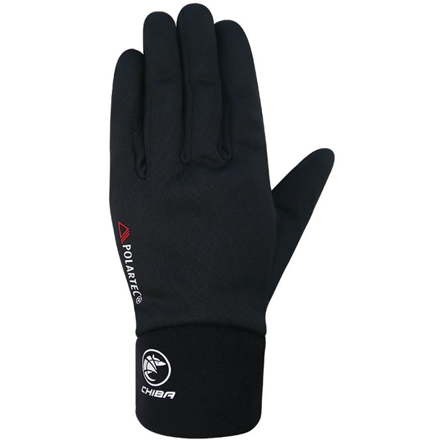 Image of Chiba Polartec Extra Warm Running Gloves - black