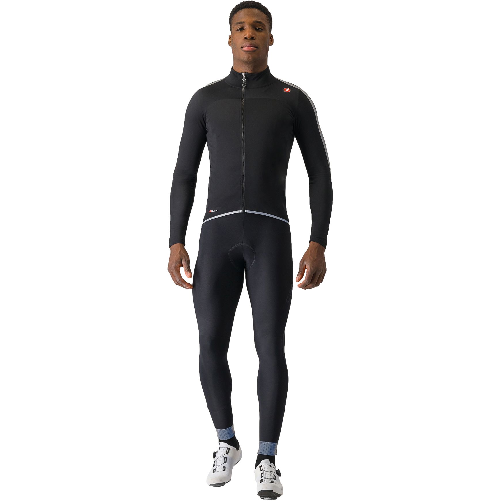 Castelli Ultra Rain Cape Men - electric lime/silver reflex