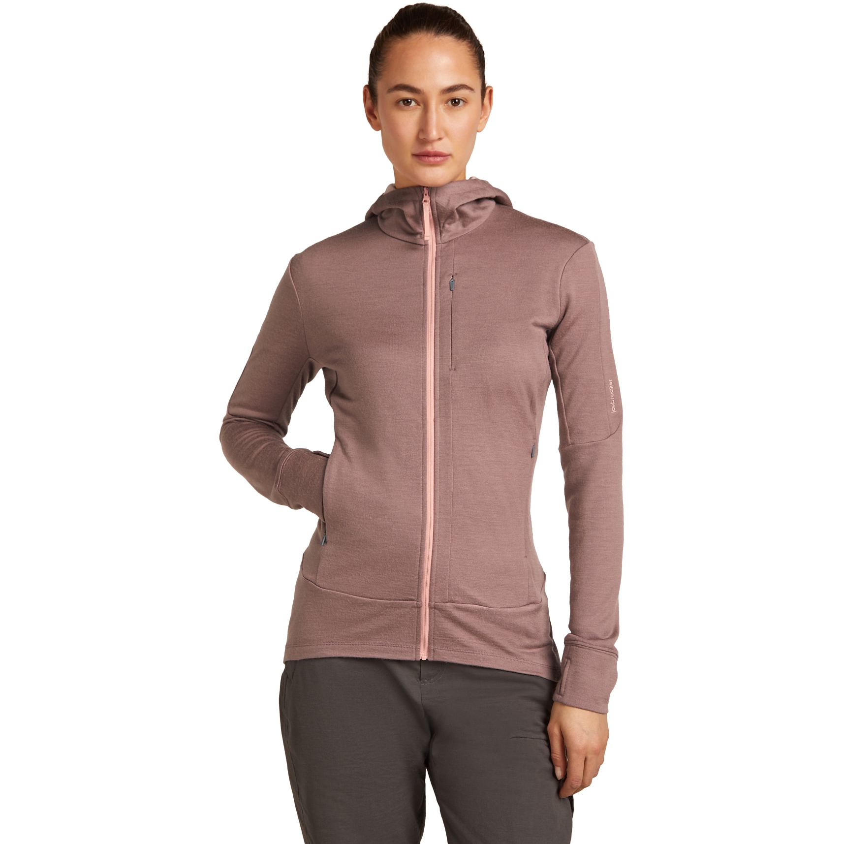 Produktbild von Icebreaker Merino 260 Quantum IV Zip-Hoodie Damen - Summit/Blush