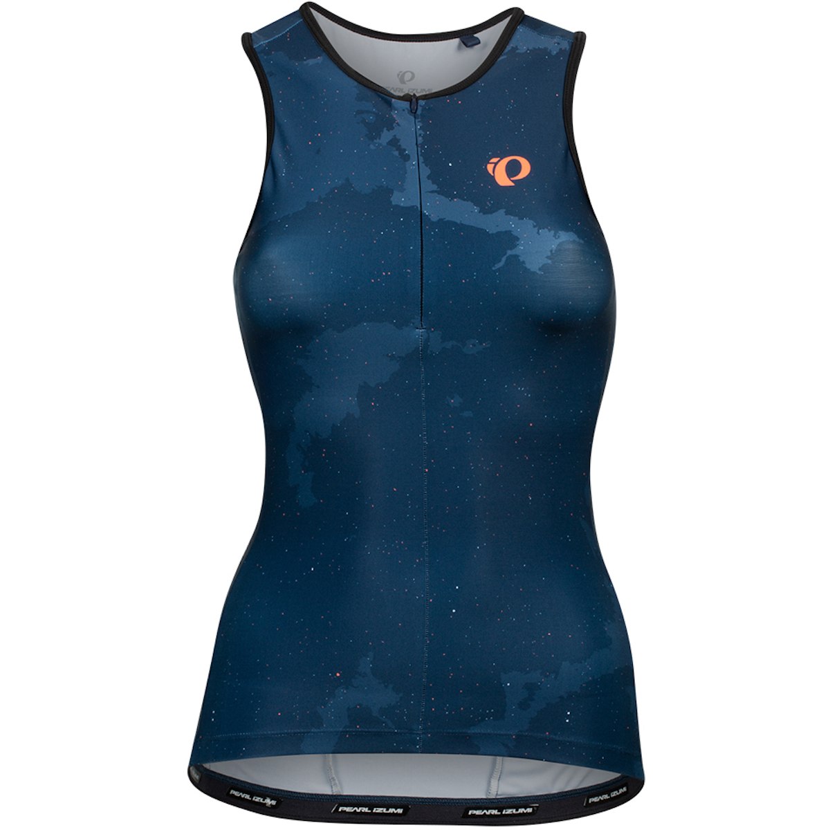 Picture of PEARL iZUMi Elite Pursuit Graphic Tri Singlet Women 13221805 - navy / fiery coral cosmic - 6XY