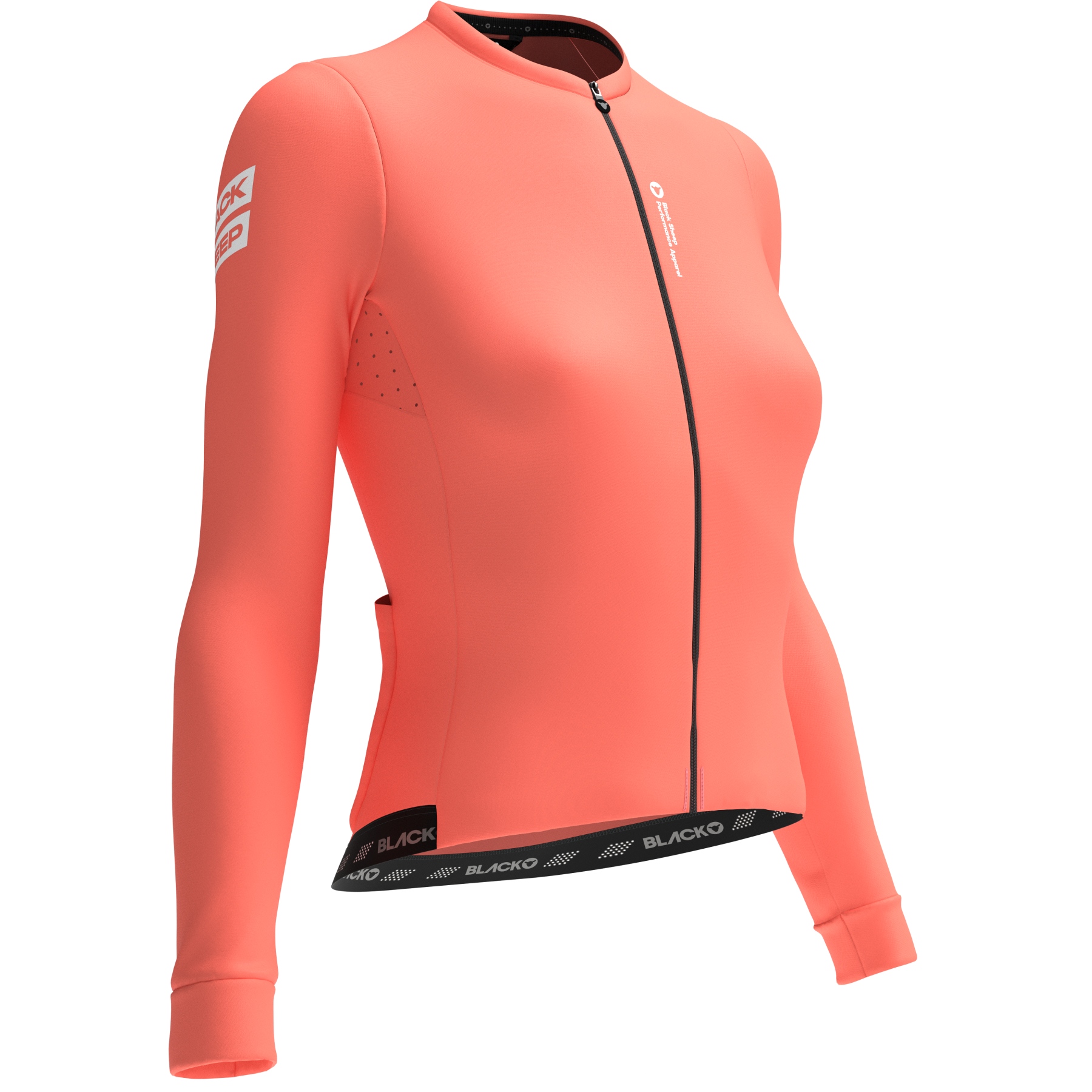 Black Sheep Cycling WMN LuxLite Longsleeve Jersey Women - Coral