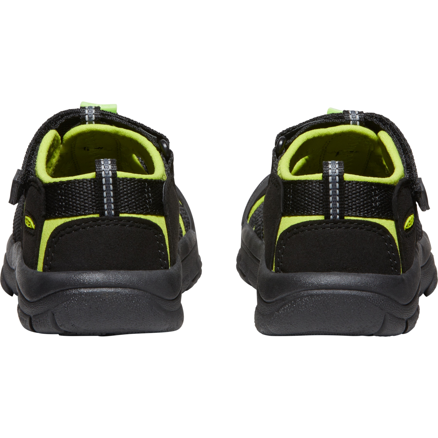 KEEN Newport H2 Sandals Kids - Black / Lime Green | BIKE24