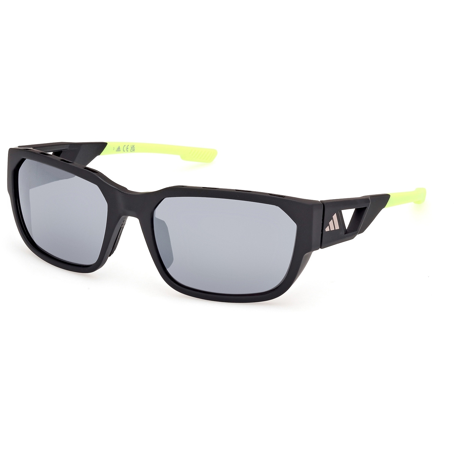 Produktbild von adidas SP0092 Sonnenbrille - Matte Black / Mirror Smoke