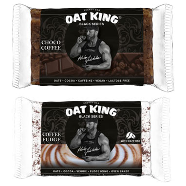 Productfoto van Oat King Black Series - Carbohydrate Bar + Caffeine - 95g