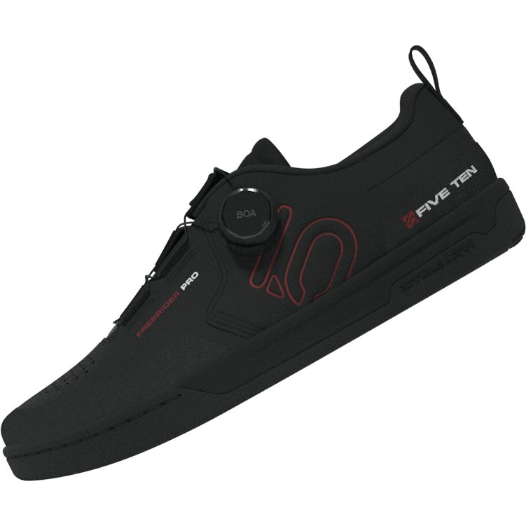 Five Ten Freerider Pro Boa Mountain Bike Shoes Men Core Black Red  Footwear White